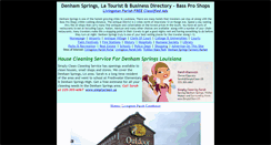 Desktop Screenshot of denhamspringsla.org
